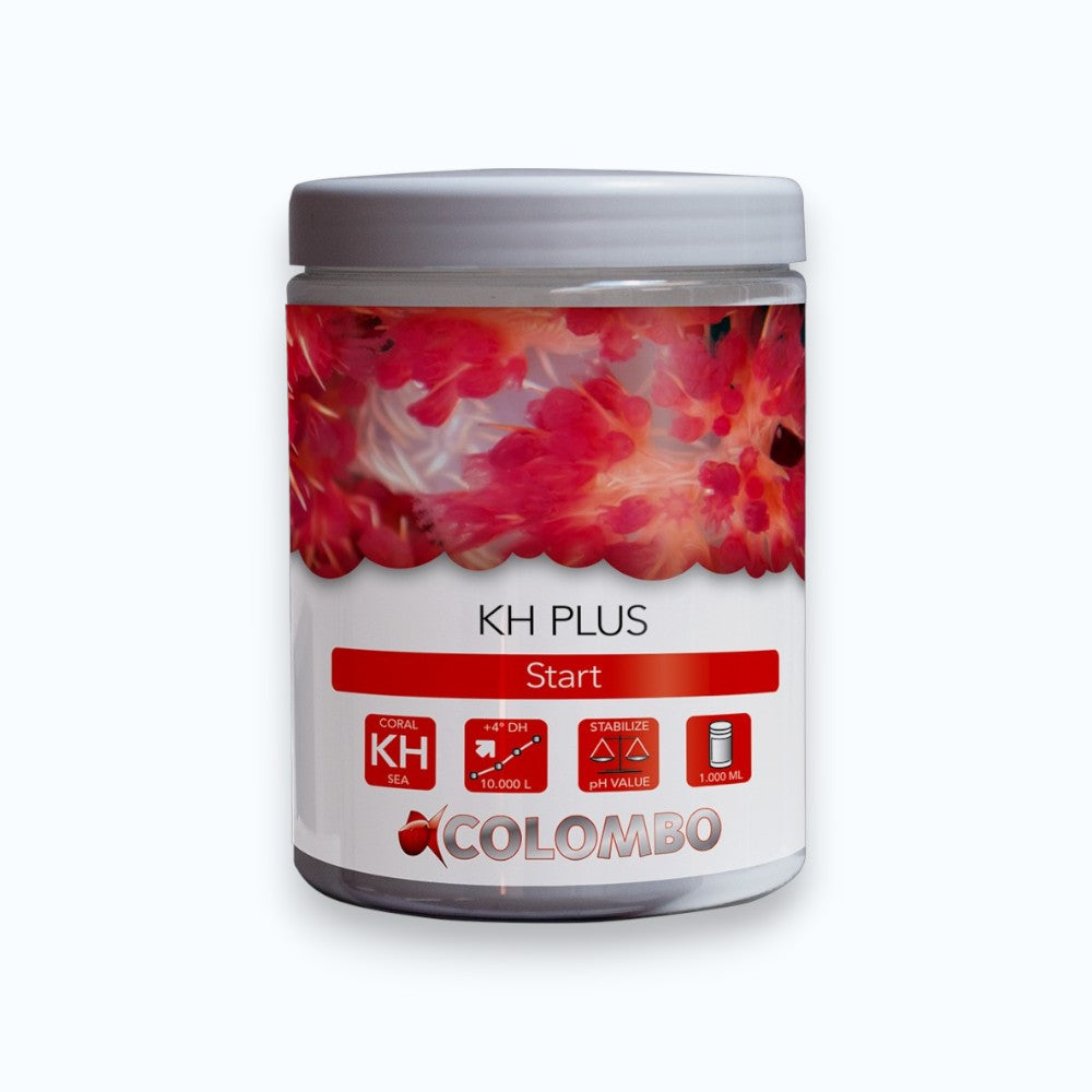 Pot Colombo KH Plus 1000 ml – Supplément alcalinité pour aquarium récifal, +4° DH/10 000 L, stabilise le pH, idéal coraux SPS et LPS