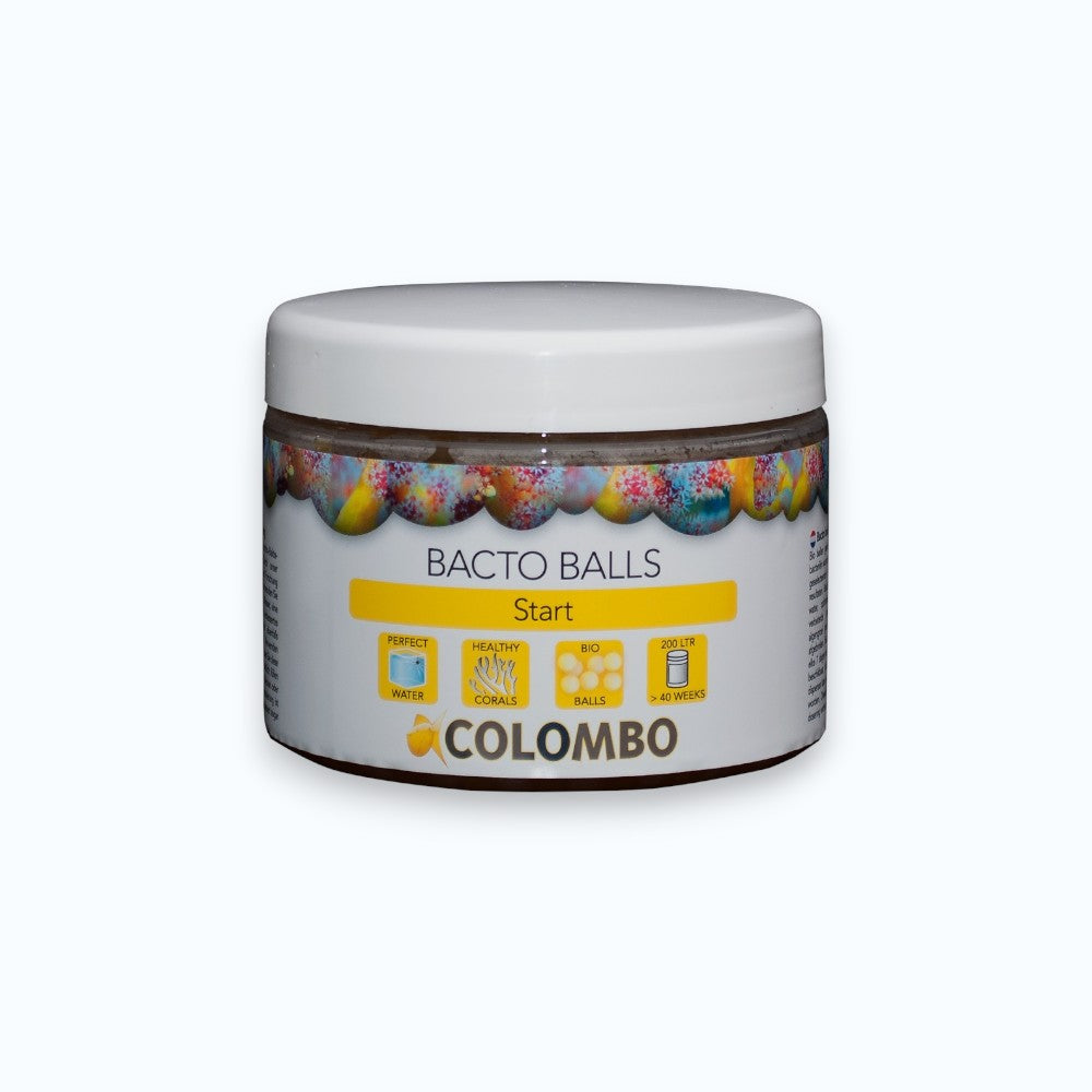 Pot Colombo Marine Bacto Balls 500 ml – Billes poreuses bactéries nitrifiantes pour aquarium marin et récifal, idéal coraux, efficace plus de 40 semaines