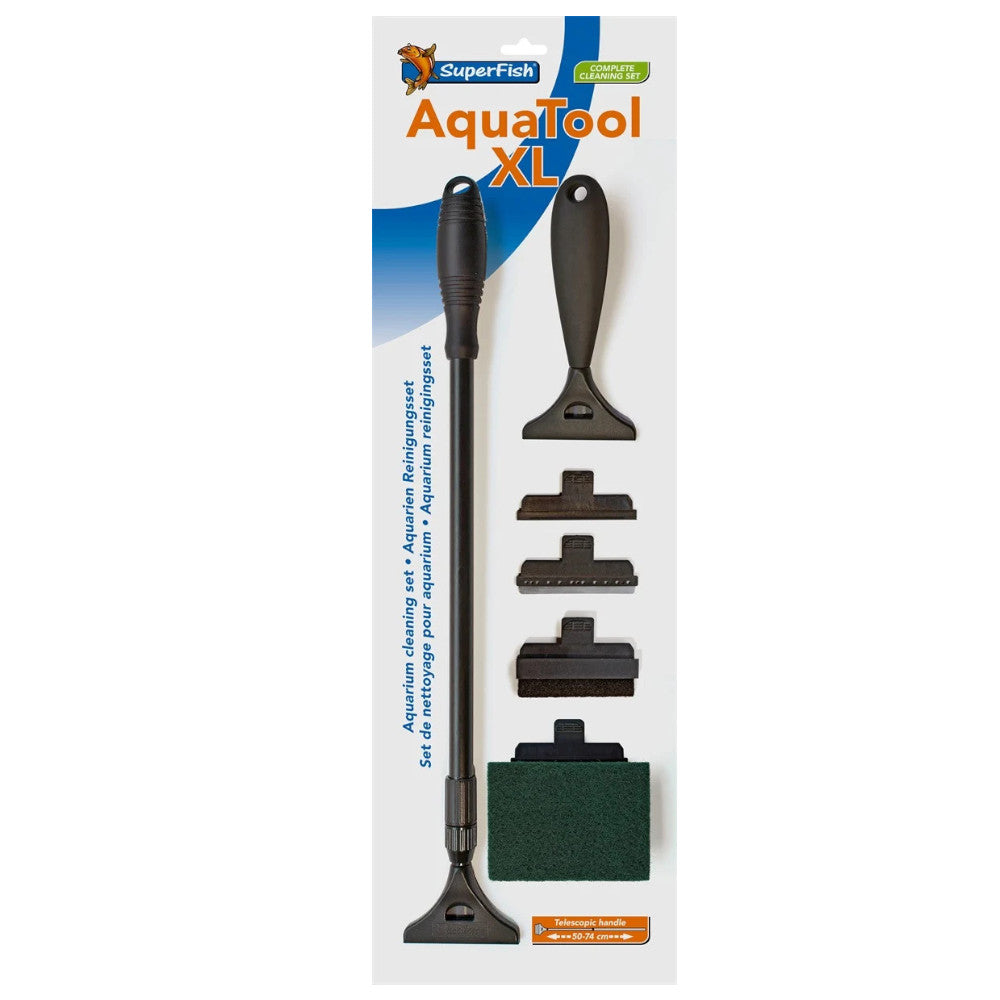 Racloir de nettoyage pour aquarium.