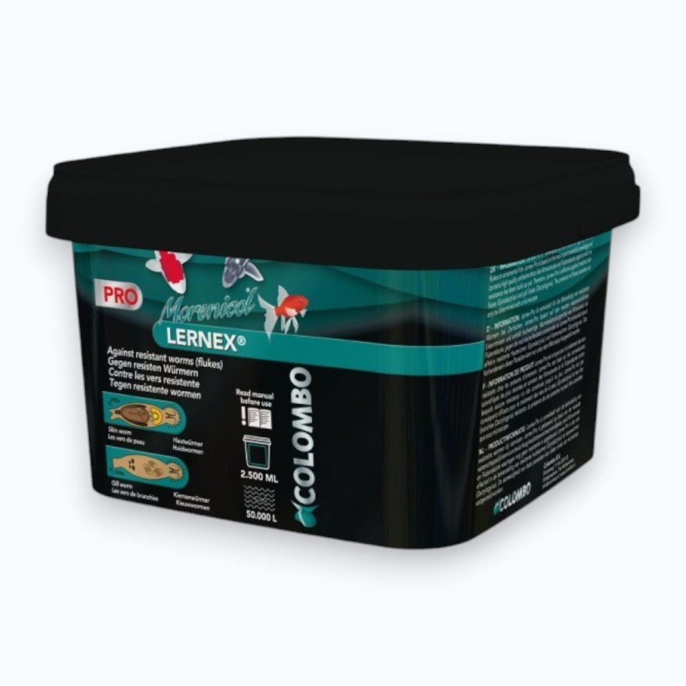 Colombo Lernex Pro 2500ml – traitement antiparasitaire liquide pour grand bassin à koïs
