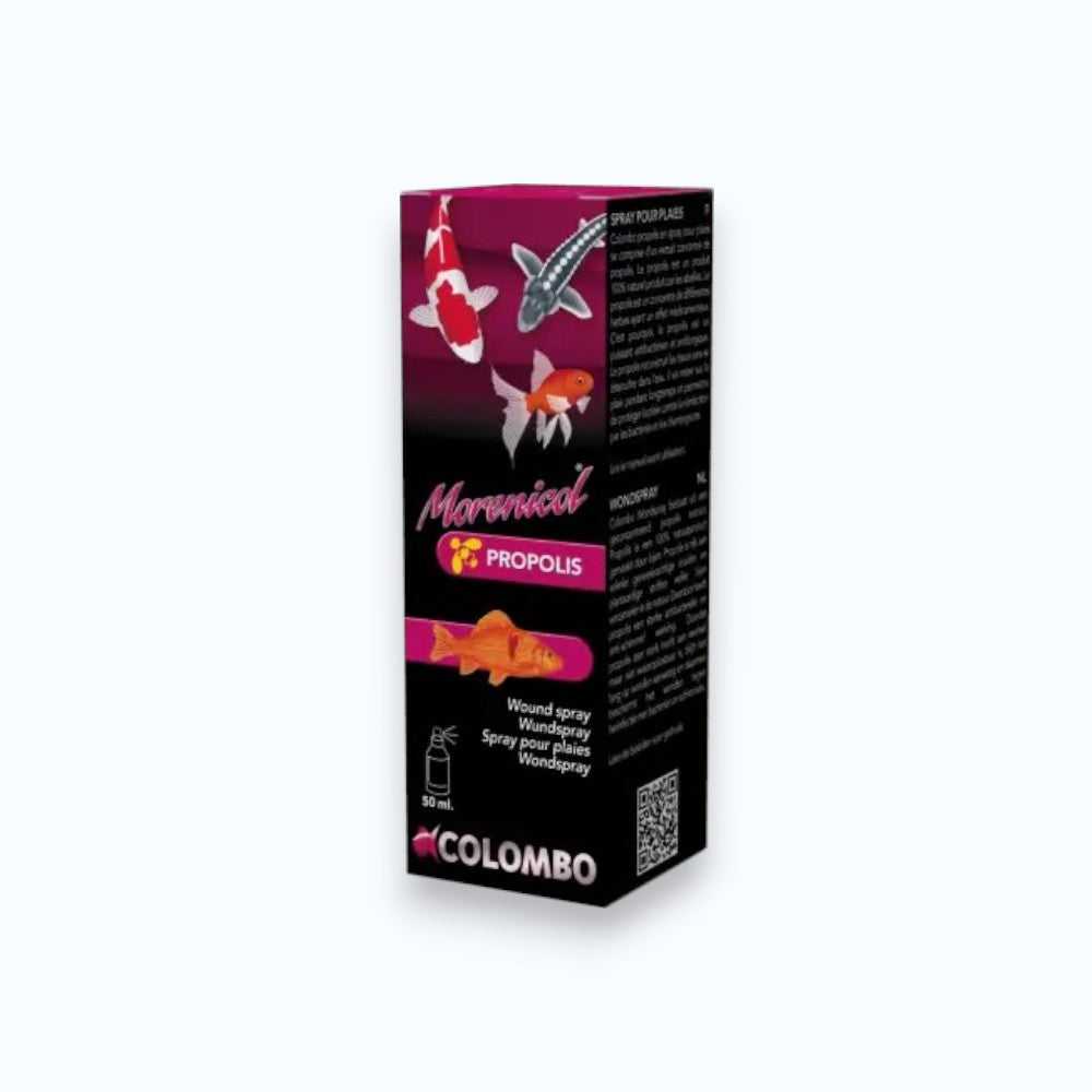 Colombo Propolis Spray 50ml – soin cicatrisant naturel pour koïs et poissons de bassin
