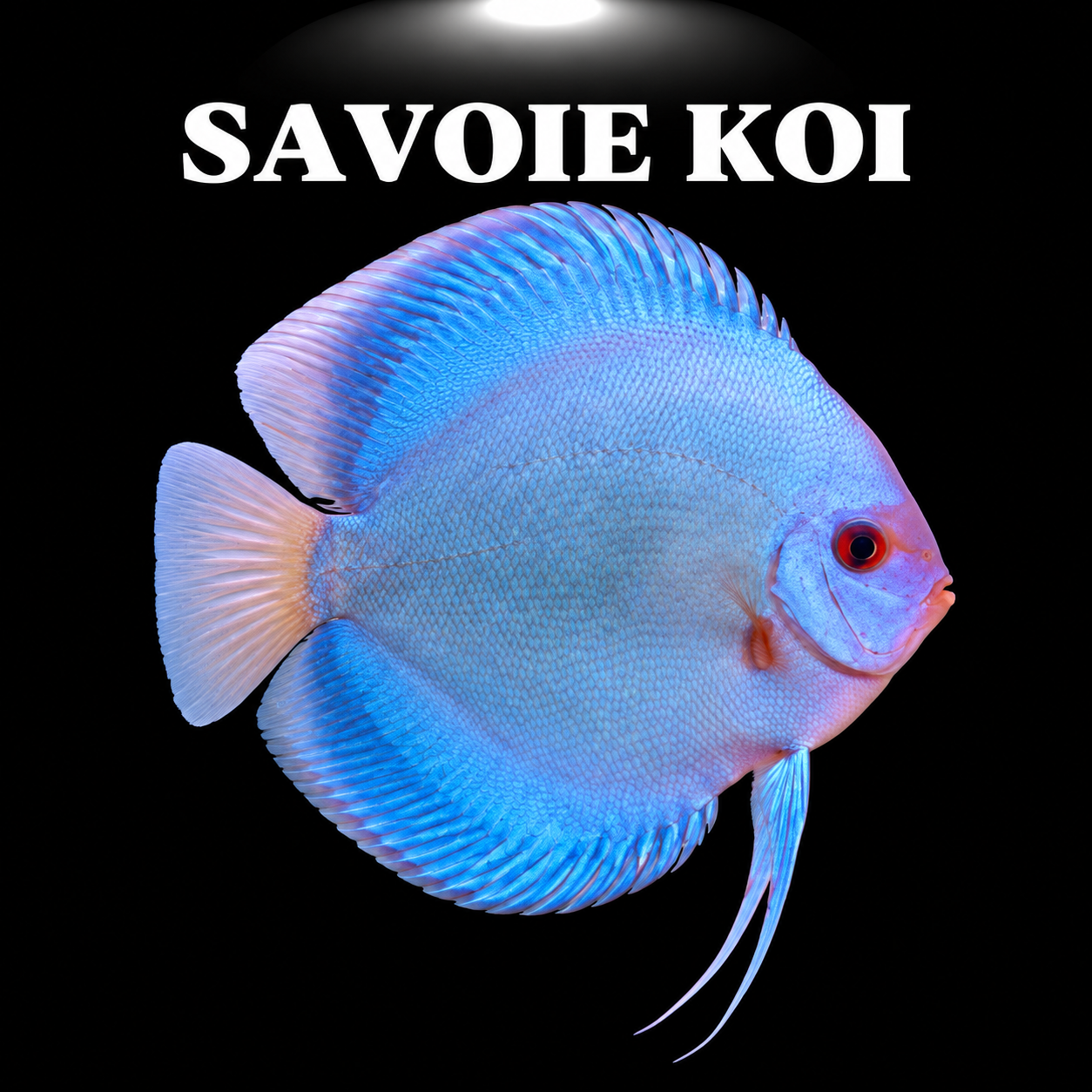 Discus Blue Diamond 7-9 cm - Symphysodon à robe bleue turquoise éclatante avec reflets métalliques