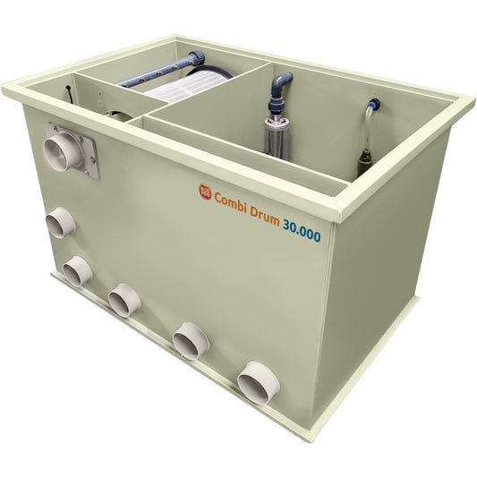 Filtre a tambour combi pour bassin