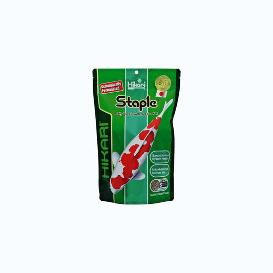 HIKARI STAPLE MINI 500 GRAM - Sac de granulés flottants mini pour alimentation quotidienne koi et poissons de bassin