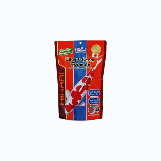 HIKARI WHEAT-GERM MEDIUM 500 GRAM - Sac de granulés medium à base de germe de blé pour alimentation koi basse température