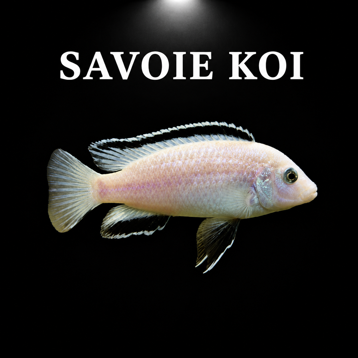 Labidochromis nkhata bay 3-5 cm - Cichlidé du lac Malawi bleu ciel intense avec reflets argentés