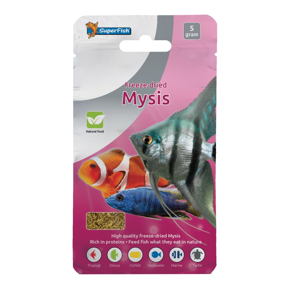 Mysis lyophilisées SF 5g nourriture premium poissons aquarium