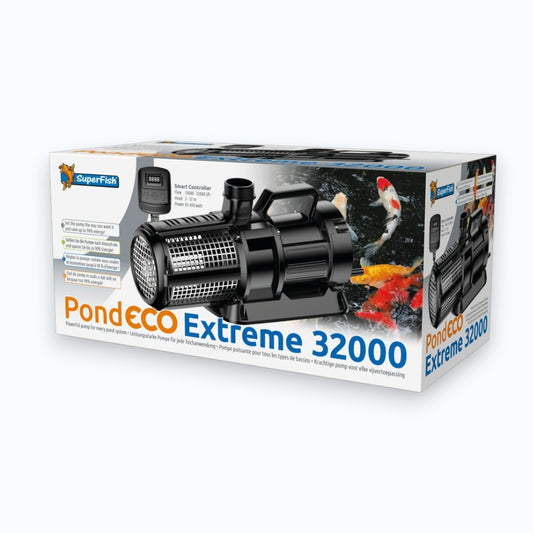 Pompe de bassin SuperFish Pond Eco Extreme 32000 45-450W avec contrôleur intégré