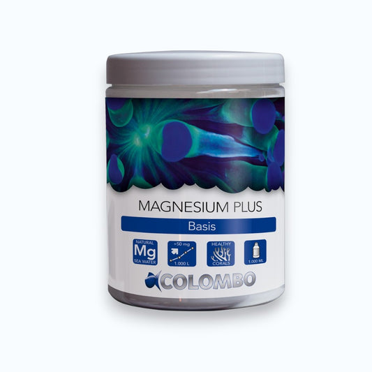 Pot Colombo Magnesium Plus 1000 ml – Supplément magnésium naturel pour aquarium récifal, +50 mg/1000 L, idéal coraux SPS et LPS