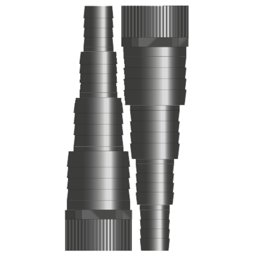lot de 2 raccords cannelés pour bassin