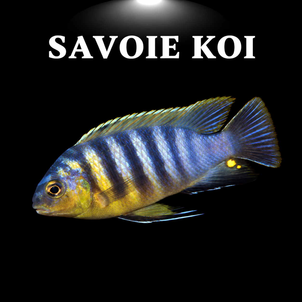 Tropheops gracilior 4-6 cm – Mbuna bleu-violet à silhouette élancée et gracile, lac Malawi, espèce rare