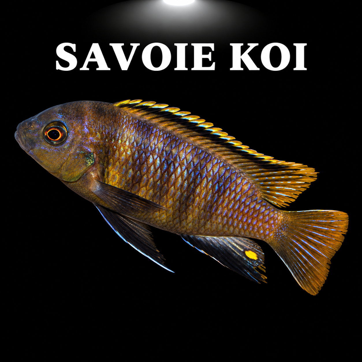 Tropheops makokola Reef 4-6 cm – Mbuna bleu-violet à museau bombé de Makokola Reef, lac Malawi, espèce rare