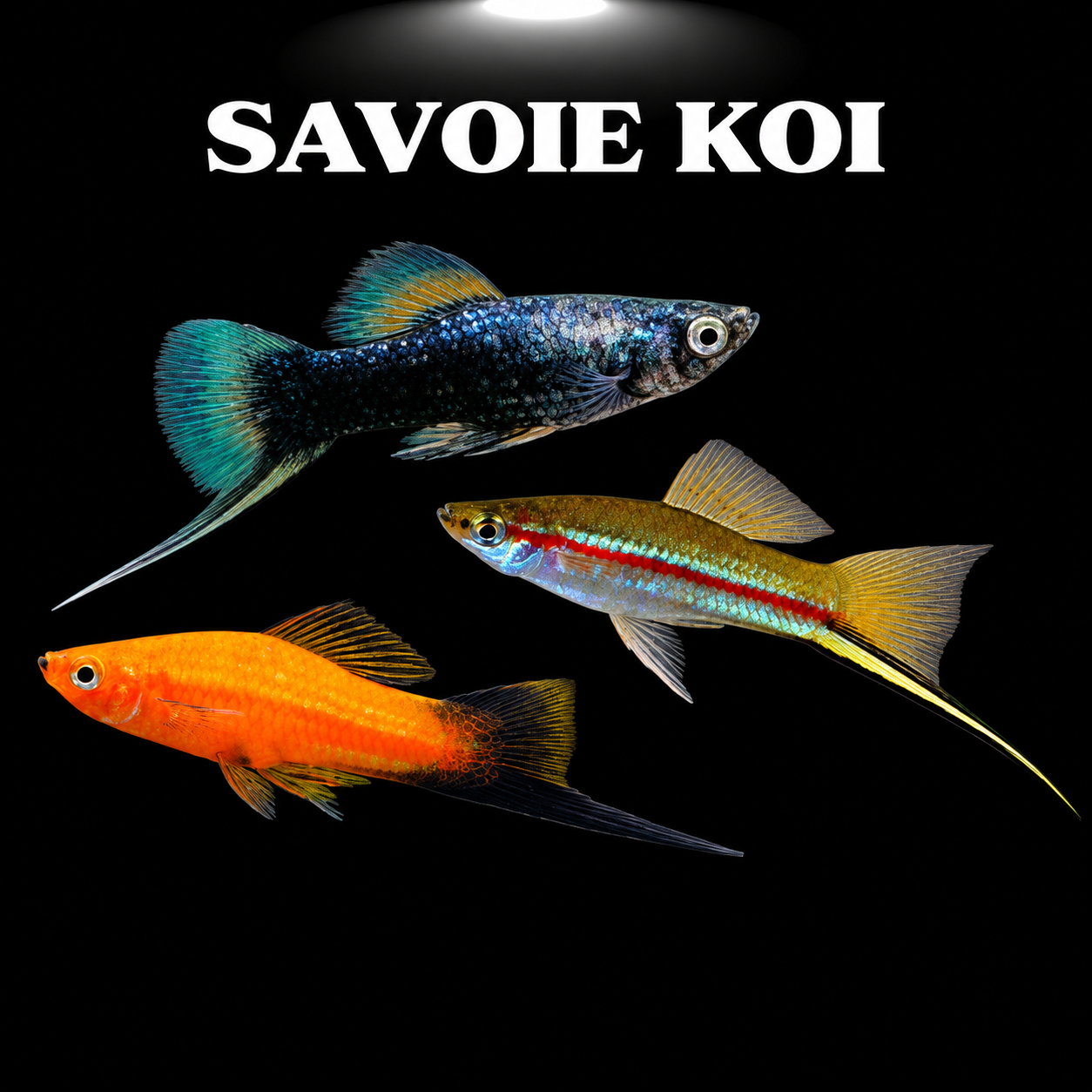 Xiphophorus hellerii Xipho porte-épée multicolore 3-4 cm poisson aquarium