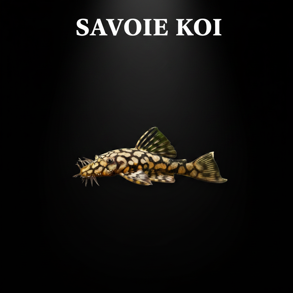 Ancistrus sp. L519 pleco brosse nain 3-4 cm – poisson nettoyeur algues nano aquarium, Savoie Koi