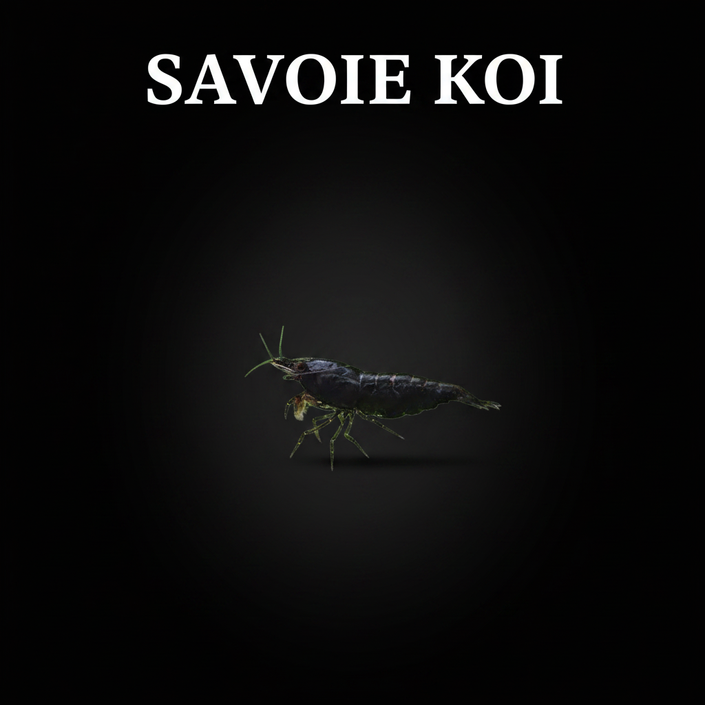 Neocaridina heteropoda var. Black – Crevette Black, robe noire profonde et uniforme, nano-aquarium et aquarium planté